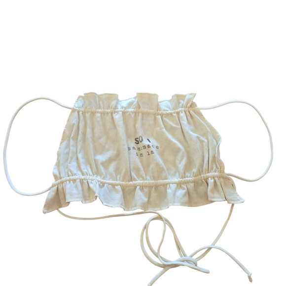 Sol Angeles White Ruffle Tank Top - Picture 2 of 4